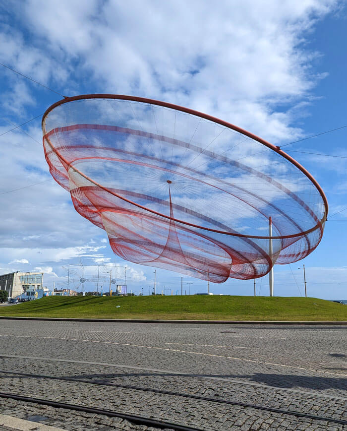 The She Changes sculpture, known to locals as the Anemone