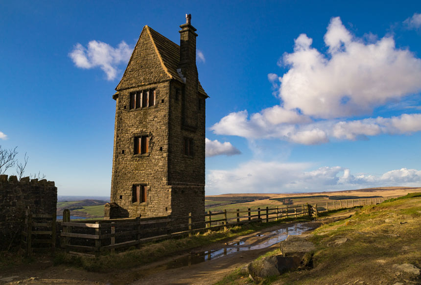 The Pigeon Tower at Rivington, one of the best day trips from Manchester