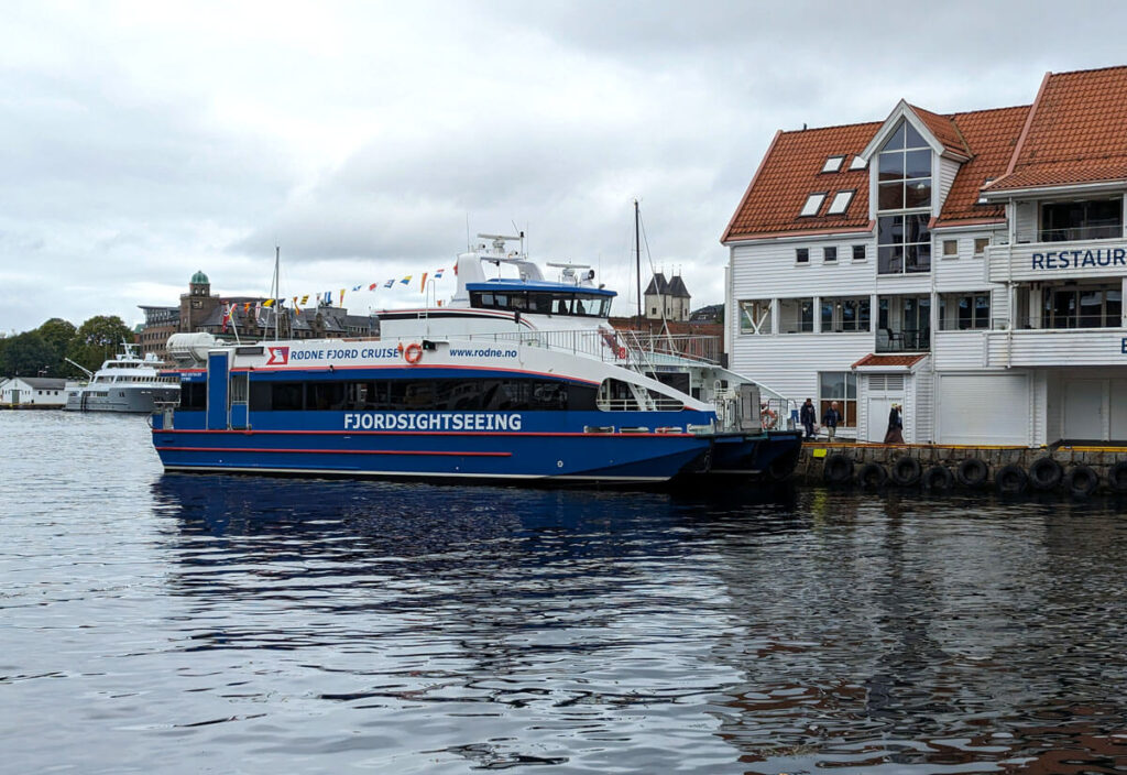 Out boat for our Mostraumen fjord cruise was the Rødne boat Rygertroll