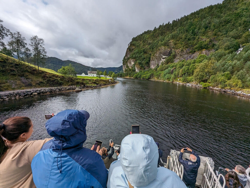 On a Mostraumen fjord cruise from Bergen