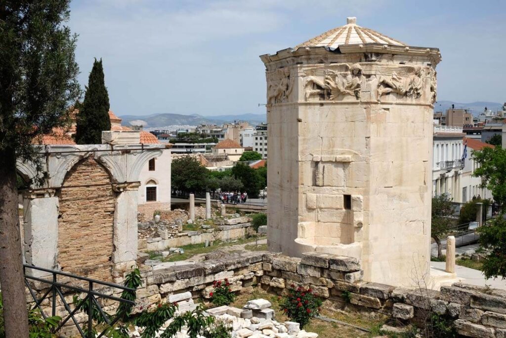 The Tower of the Winds at the Roman Agora in Athens