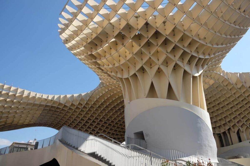 Seville's ultra-modern Metropol Parasol structure has a secret - there's a museum of Roman ruins in the basement