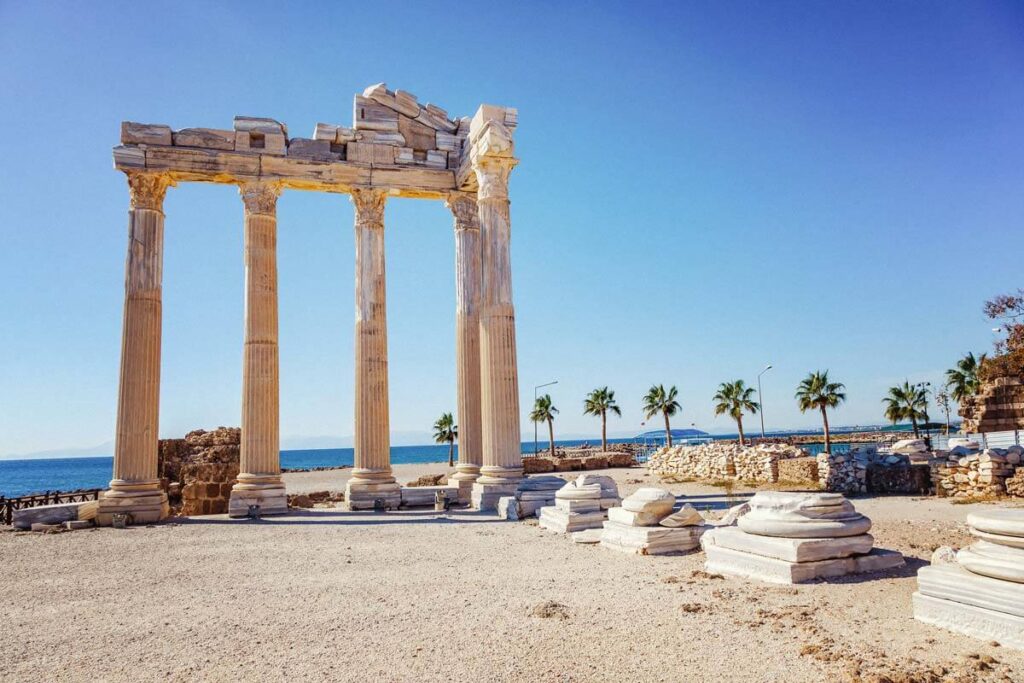 The Temple of Apollo in Side, Turkey