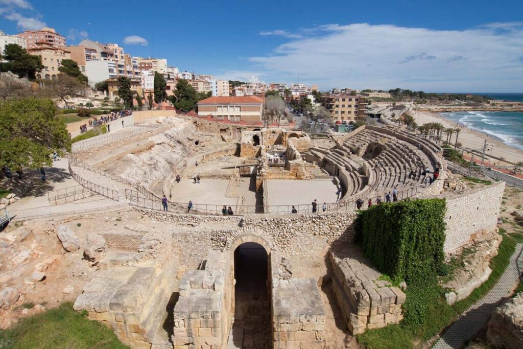The Roman amphitheatre in Tarragona