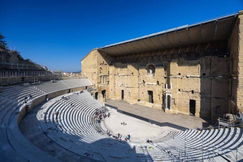 The Roman theatre in Orange, France