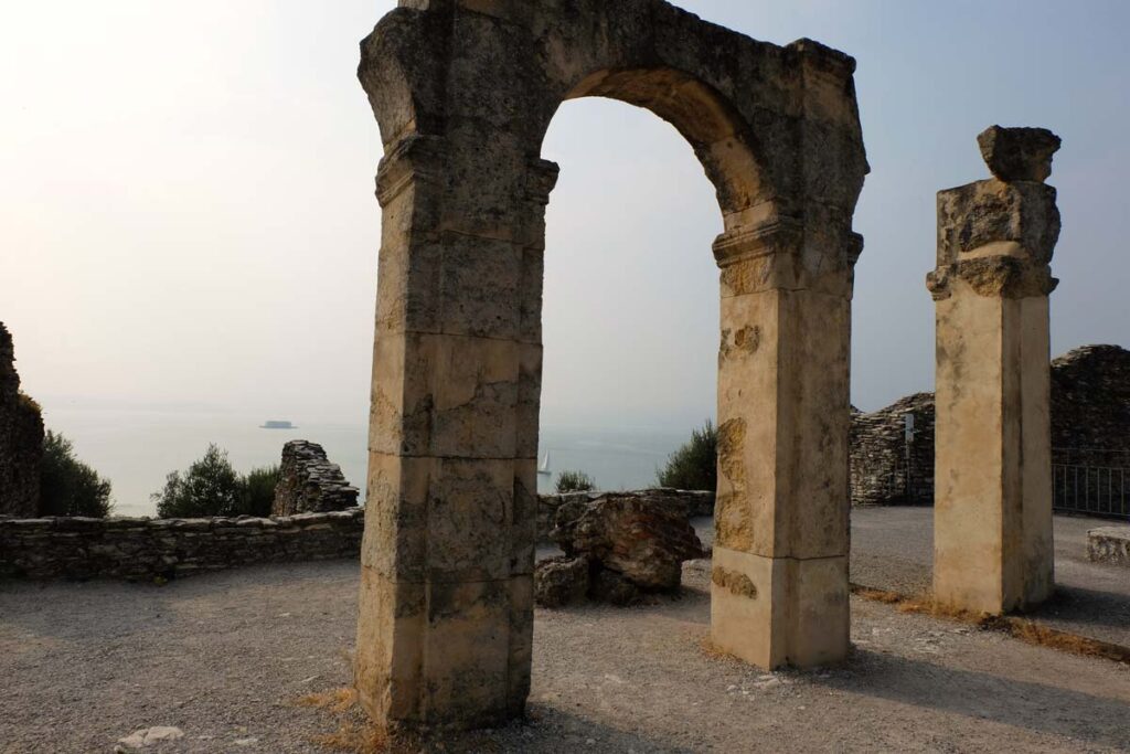 What a beautiful spot for a Roman villa! The Grottoes of Catullus is at the tip of a peninsula which juts out into Lake Garda.
