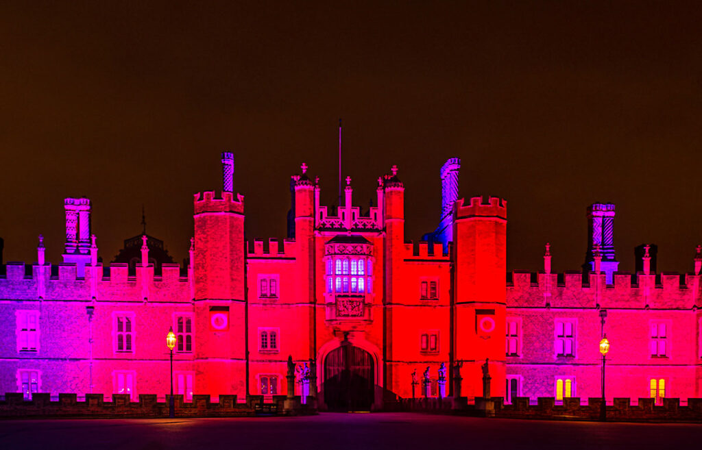 Christmas at Hampton Court Palace in London