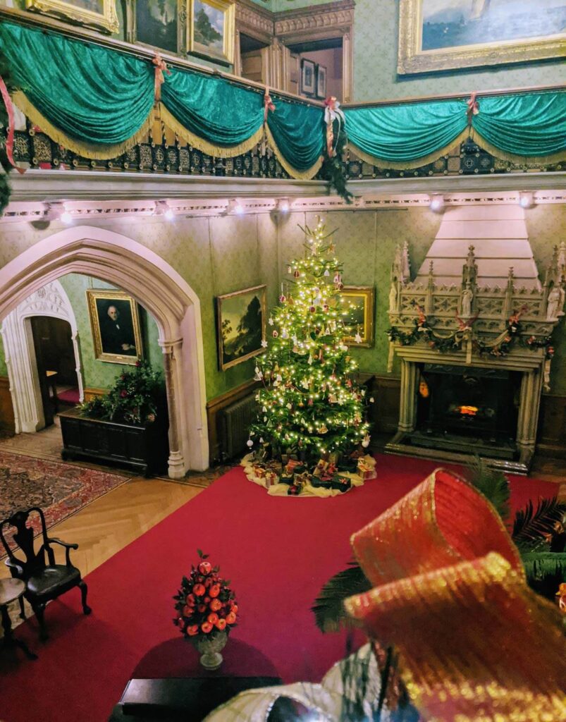 Inside Tyntesfield at Christmas