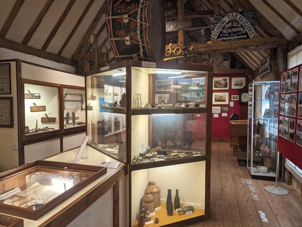 Framlingham Museum has lots of artefacts relating to the history of the town