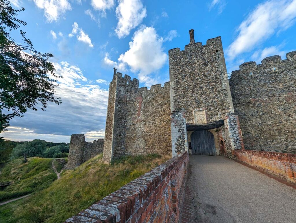 The castle gatehouse