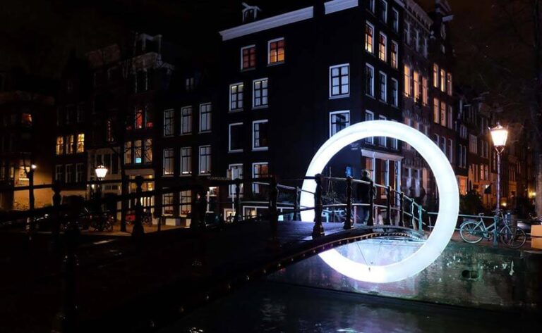 Visiting the Amsterdam Light Festival