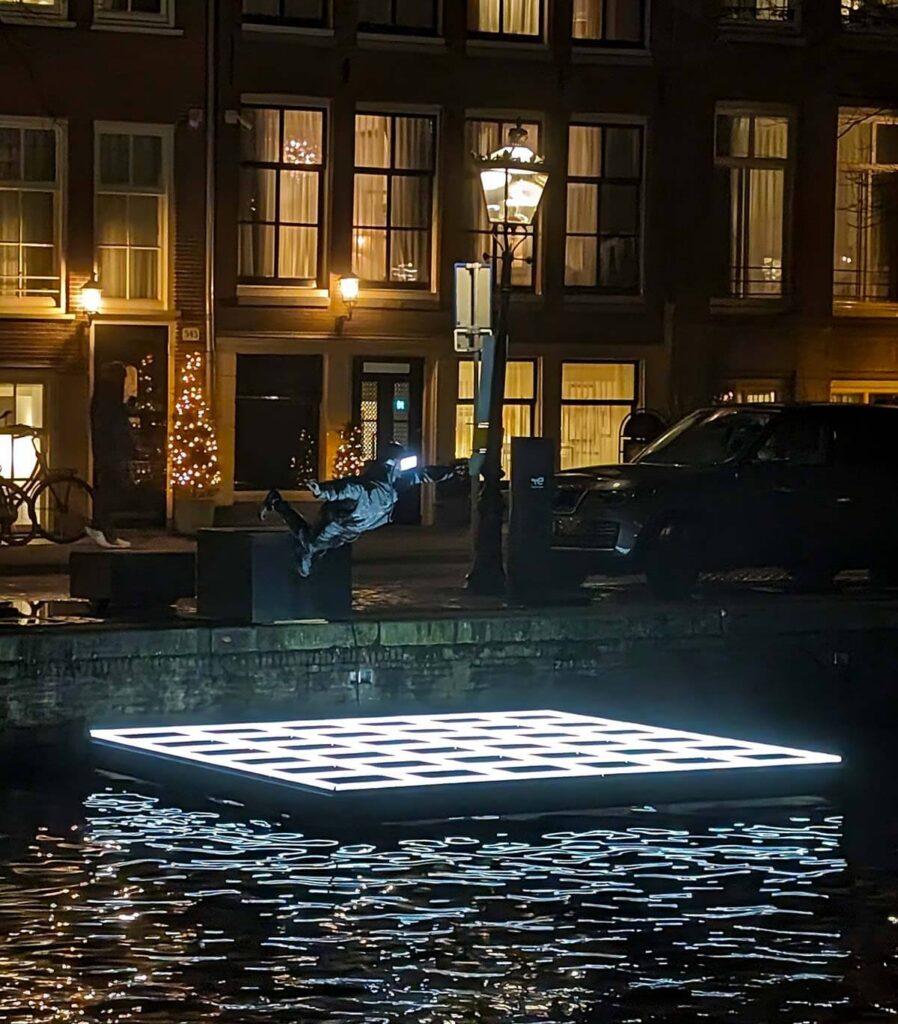 Le Saut by Arnaud Laffond on the Herengracht