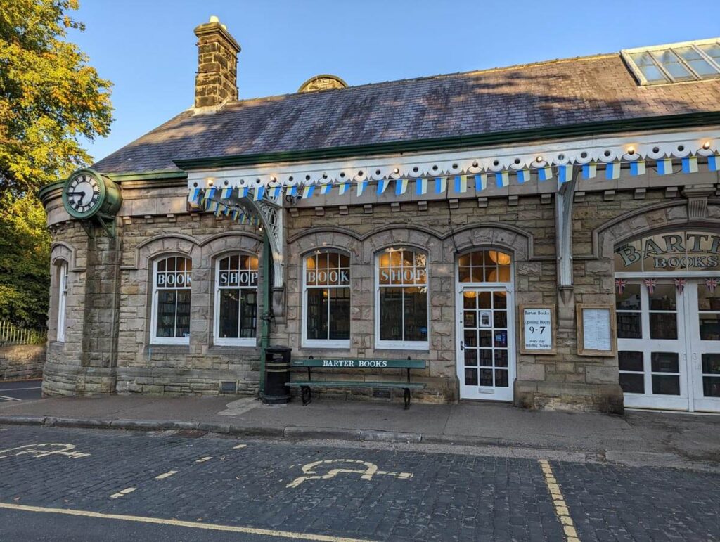 Barter Books is in Alnwick's old railway station