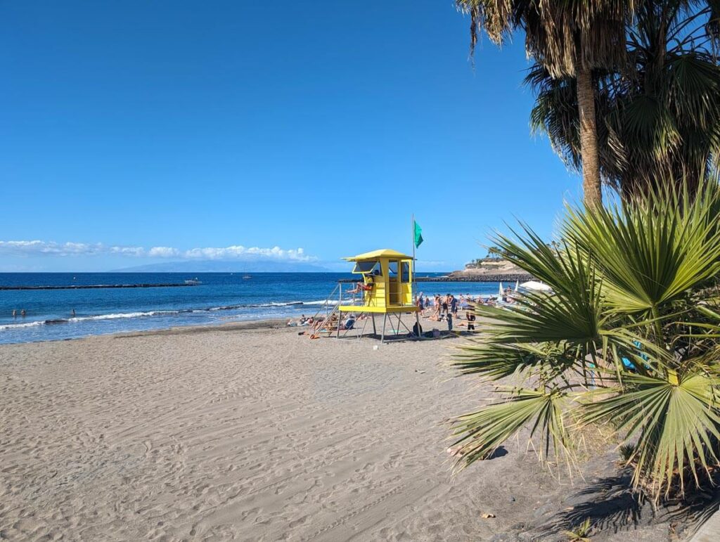 Fañabé Beach in Costa Adeje is a wide sandy beach