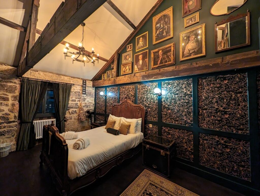 My magical, Harry Potter hotel room at Hallow and Crux in Alnwick