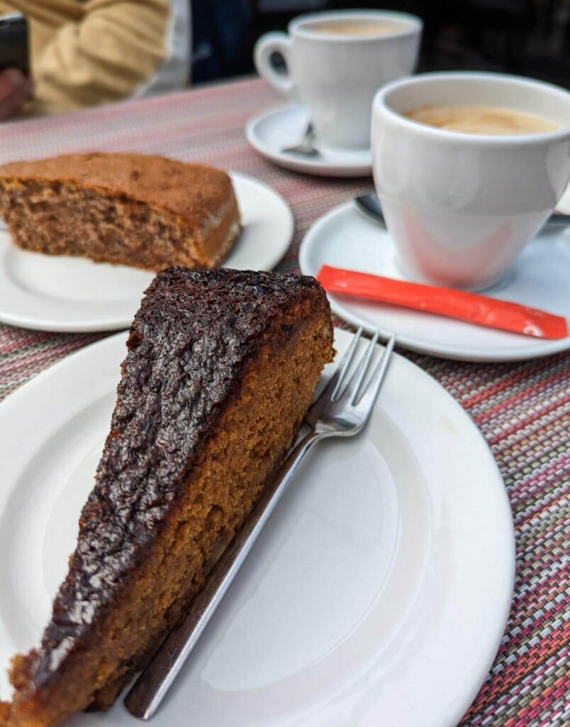 Chestnut cake at Sabores do Curral