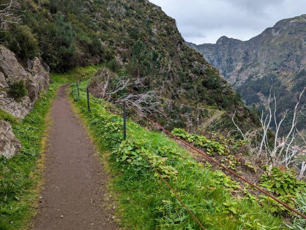 Hairpin bends down the mountain path