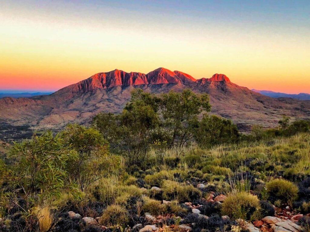 Sunrise in Alice Springs