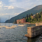 A golden hour picture of Bellano on Lake Como