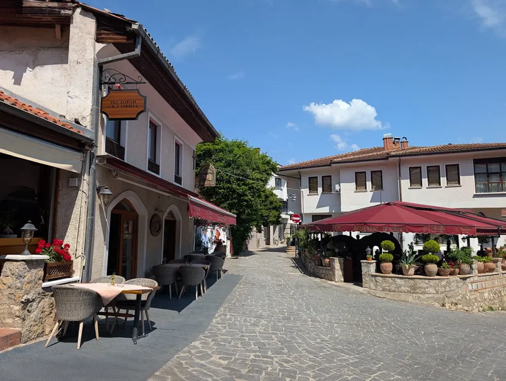 Restaurants in Ohrid old town