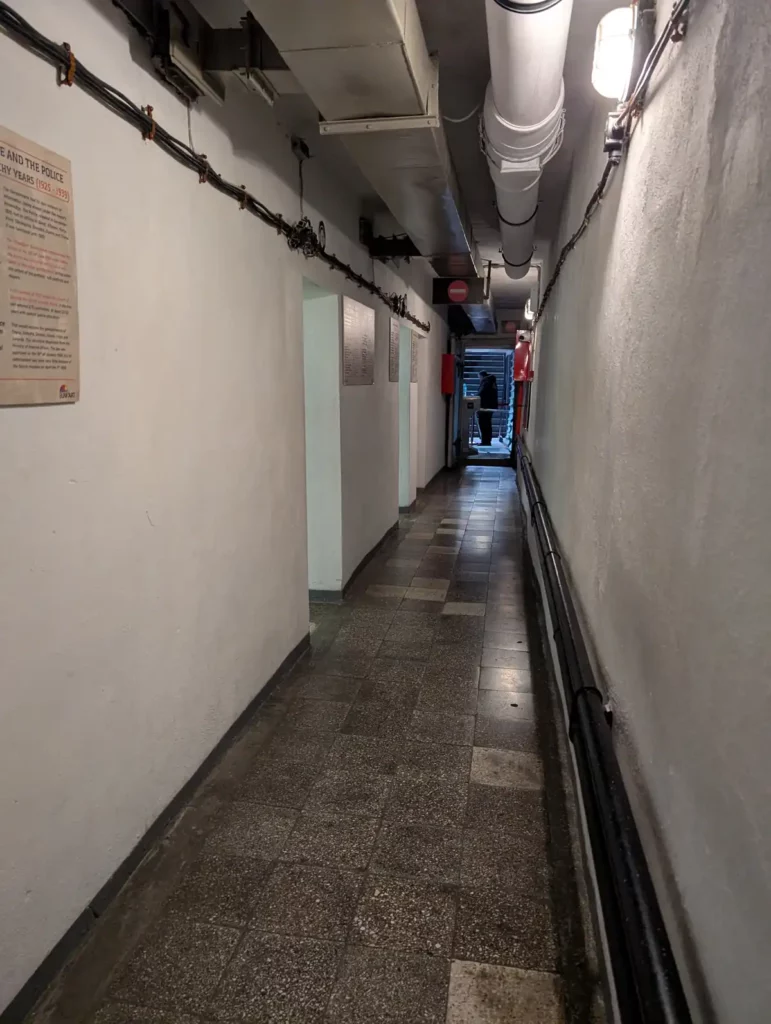 Another long corridor in a bunker, this time at Bunk'Art 2, just a few steps from Skanderbeg Square