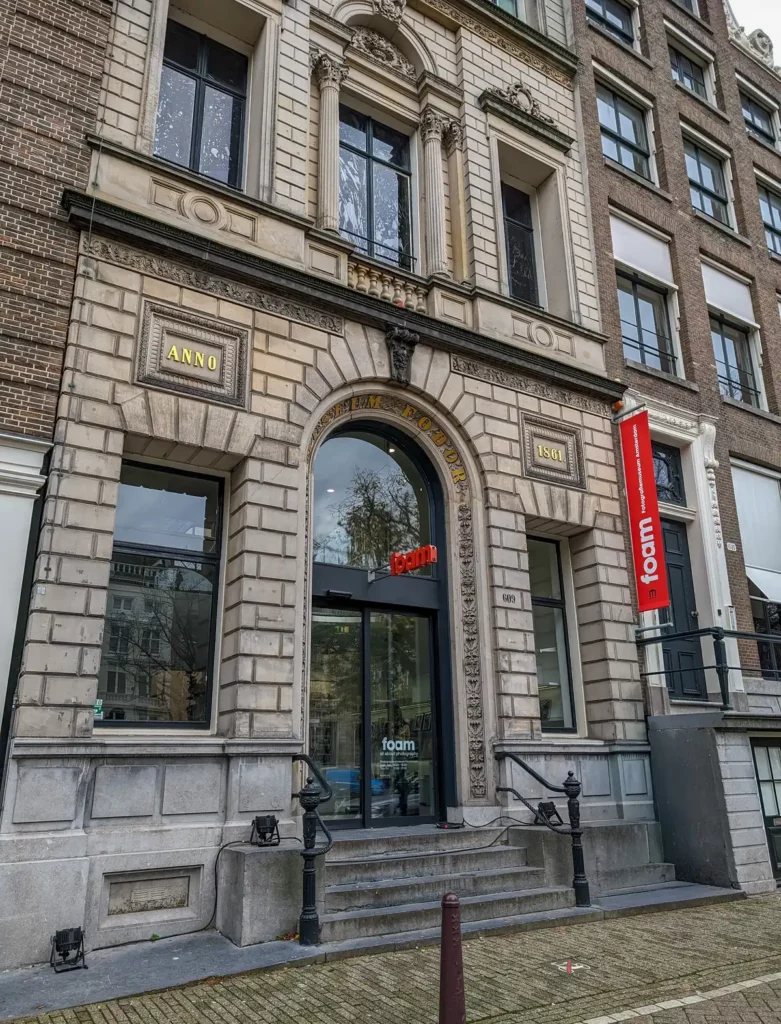 The grand canal house which houses the Foam Photography Museum