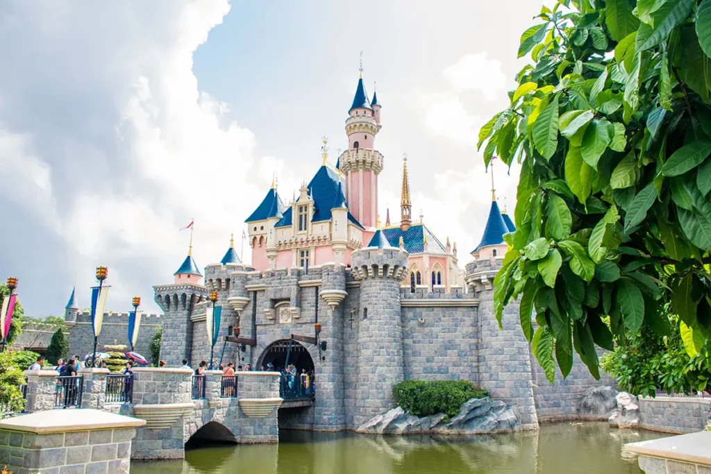 Sleeping Beauty's castle at Hong Kong Disneyland