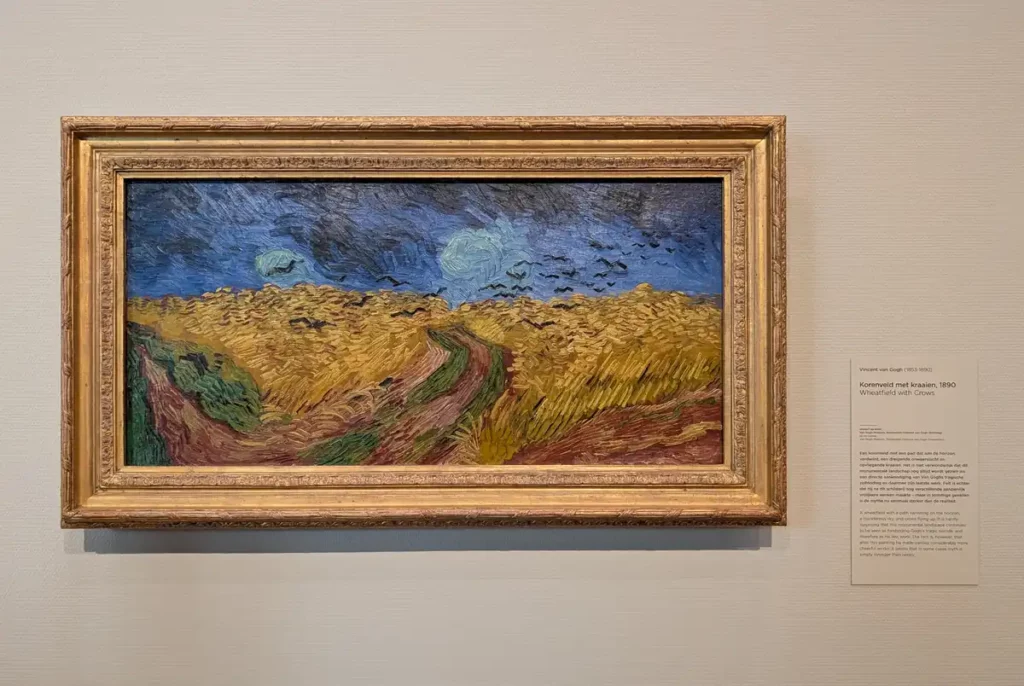 Wheatfield with Crows, painted by Van Gogh in France shortly before his death