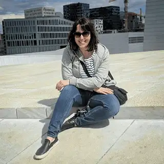 Helen on her Holidays